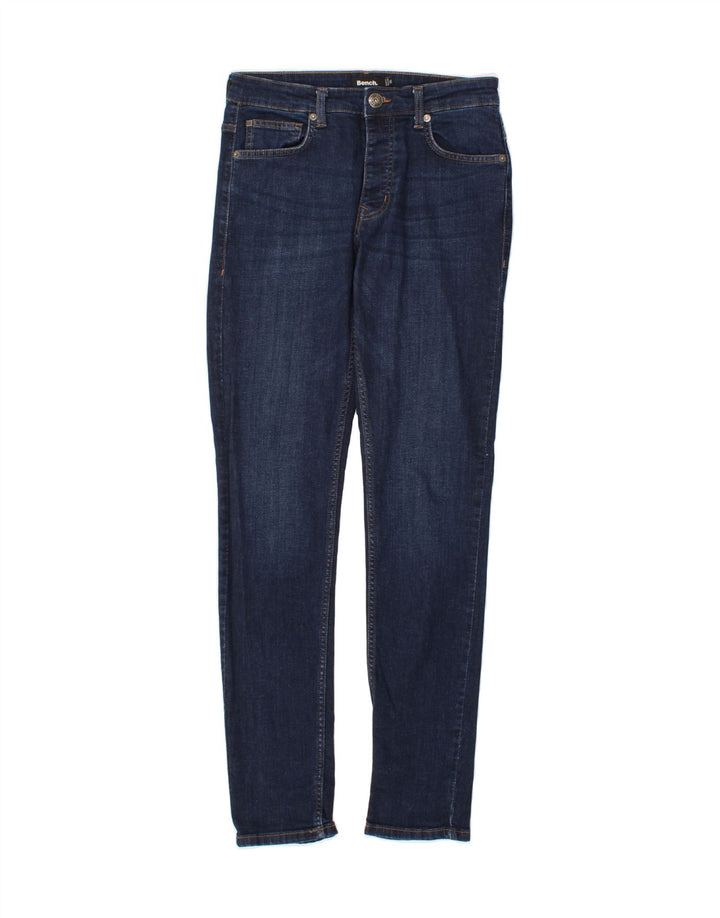 BENCH Mens Skinny Jeans W30 L32  Navy Blue Cotton Vintage Bench and Second-Hand Bench from Messina Hembry 