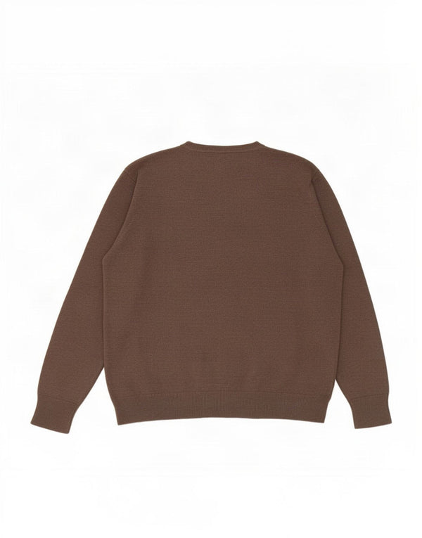 Marks & Spencer Damski sweter z okrągłym dekoltem UK 16, duży, szary, akrylowy