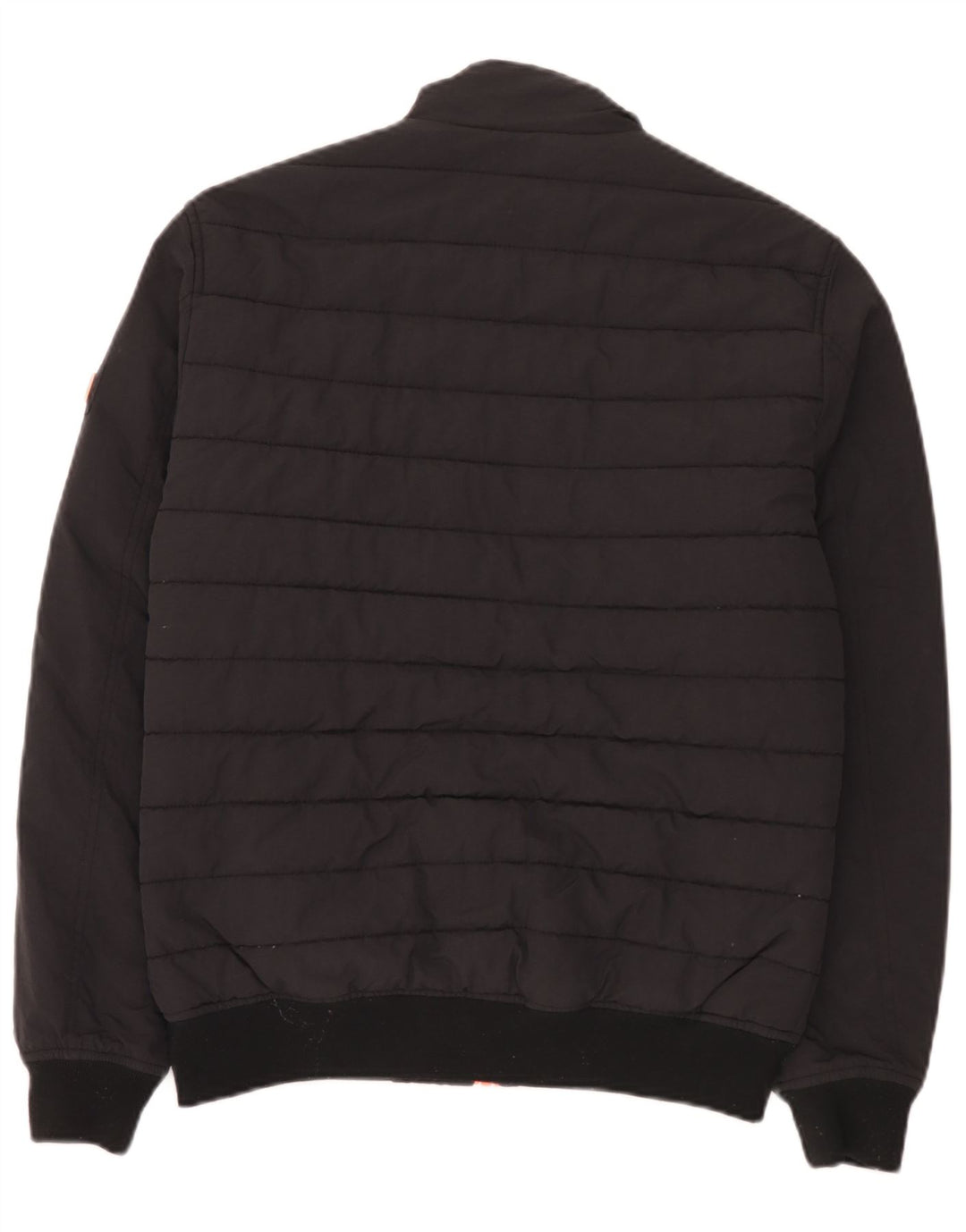 Męska ocieplana kurtka Superdry UK 38 Średni czarny nylon