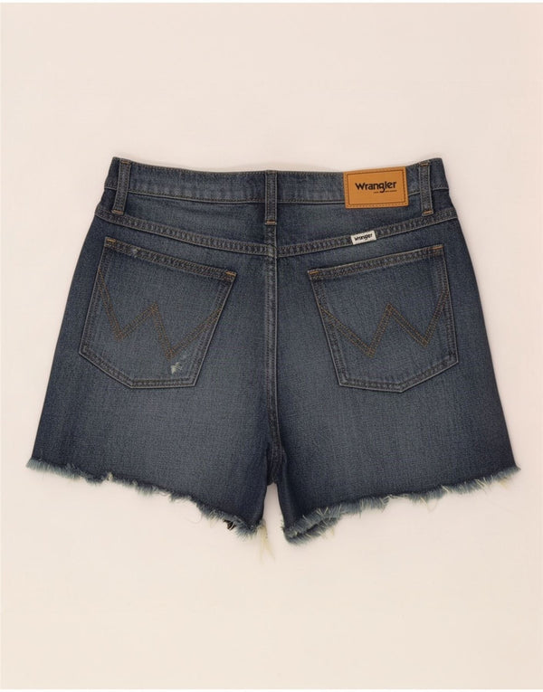 Damskie spodenki jeansowe Wrangler Medium W28 niebieskie