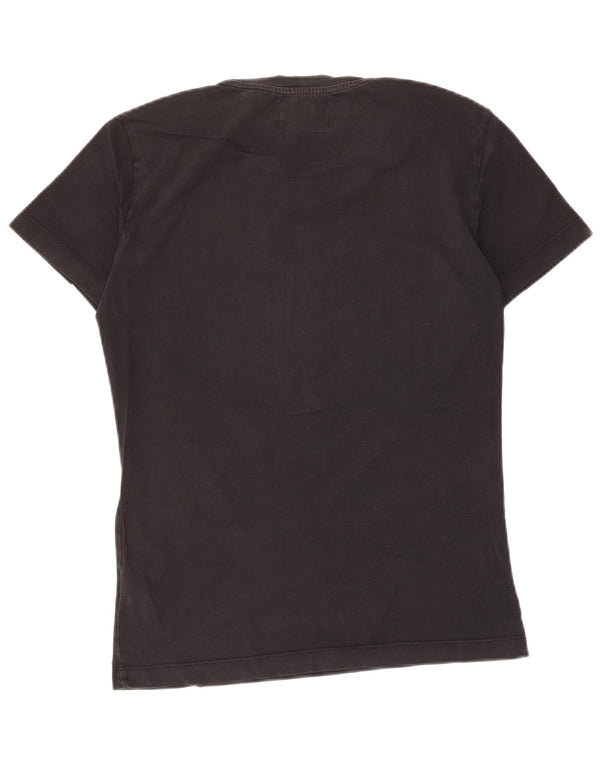 Męska koszulka z grafiką Calvin Klein Jeans, mała, czarna, bawełniana