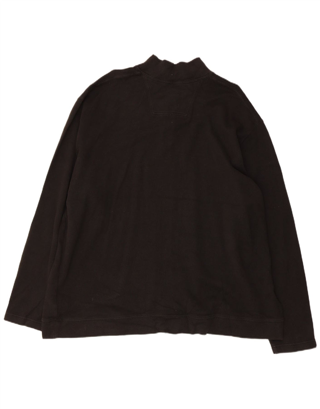 EDDIE BAUER Męski sweter z zamkiem błyskawicznym XL, czarny, bawełniany