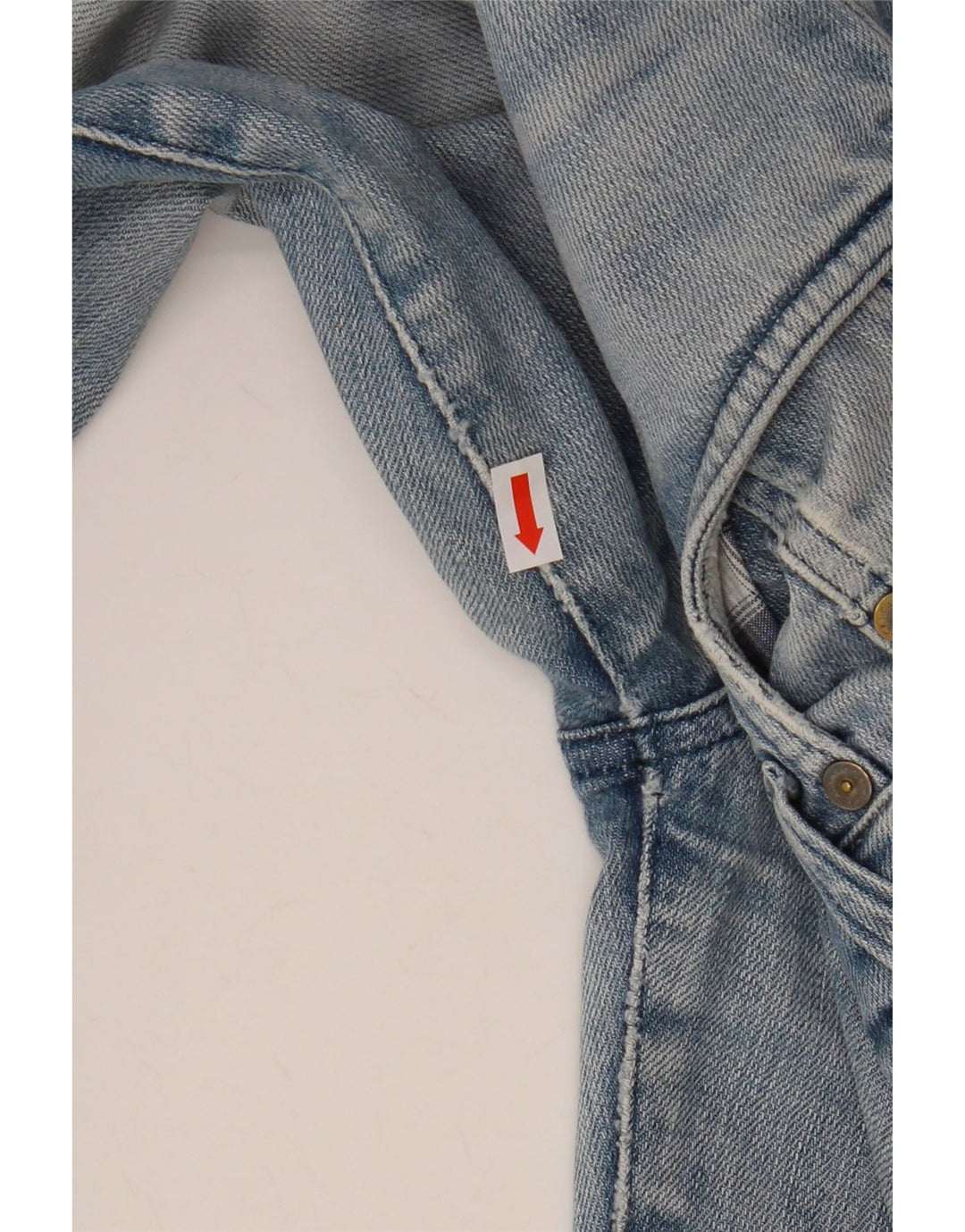 Damskie jeansy proste CALVIN KLEIN W28 L28 Niebieskie, bawełniane