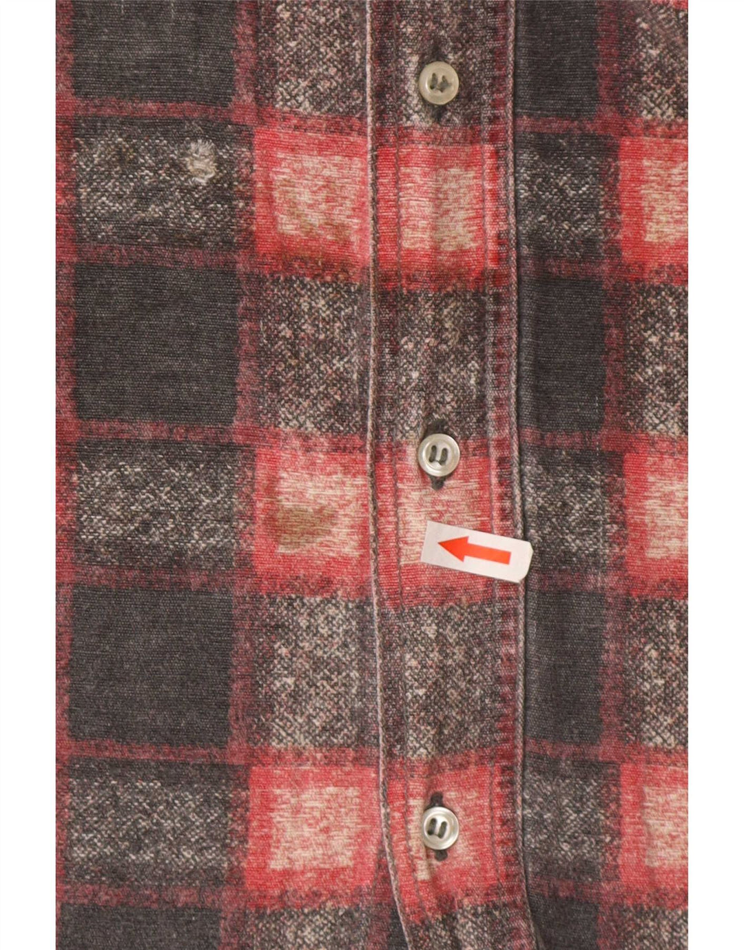 Męska koszula flanelowa El Charro, duża, szara, bawełniana krata