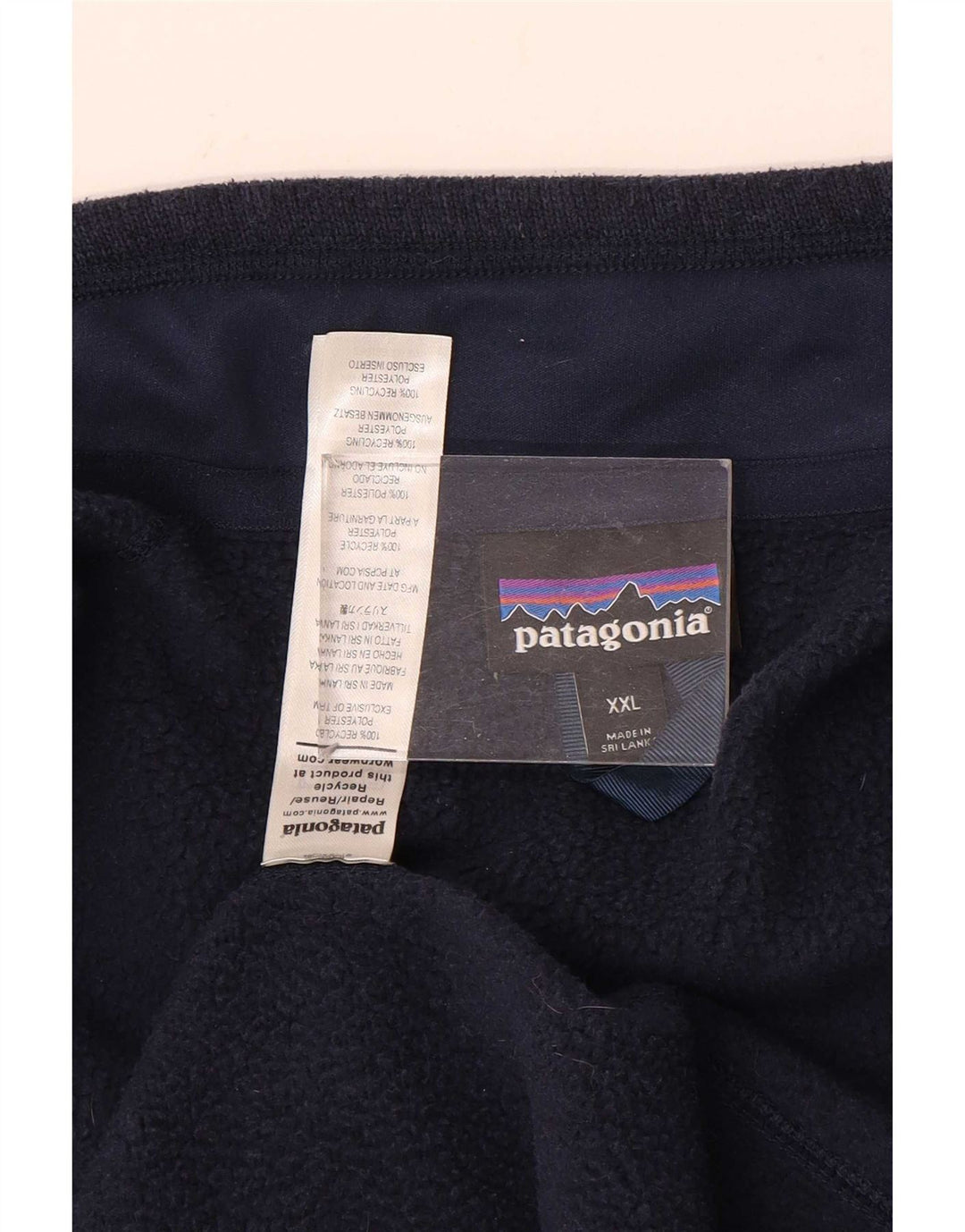 Męska kurtka dresowa bez rękawów Patagonia 2XL granatowa