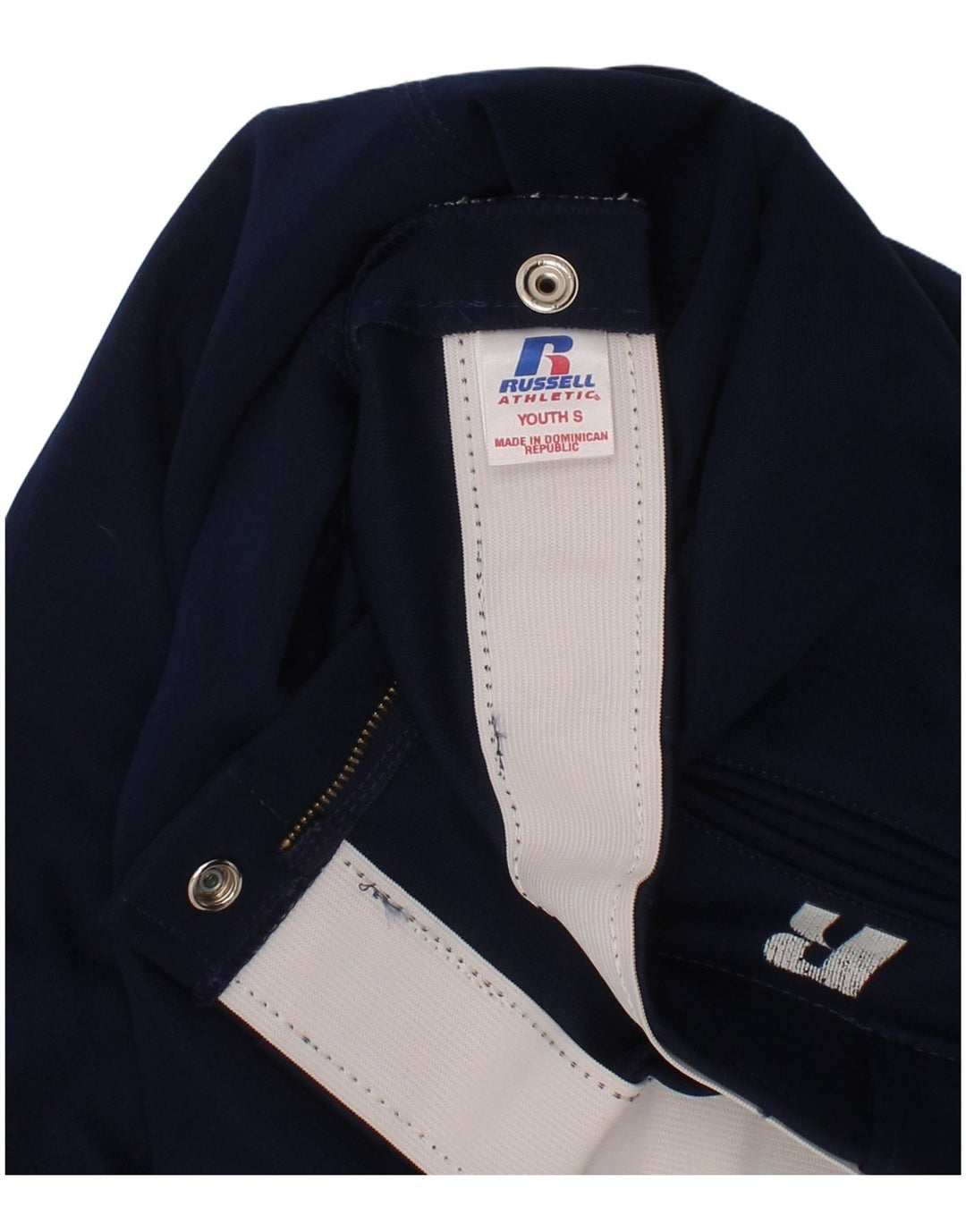 Spodnie chłopięce Russell Athletic 7-8 lat, małe W21 L17 Granatowy poliester