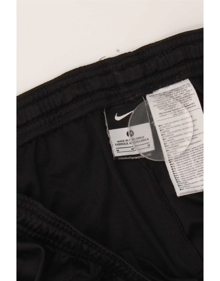 Męskie spodenki sportowe Nike, poliester w średnie czarne prążki