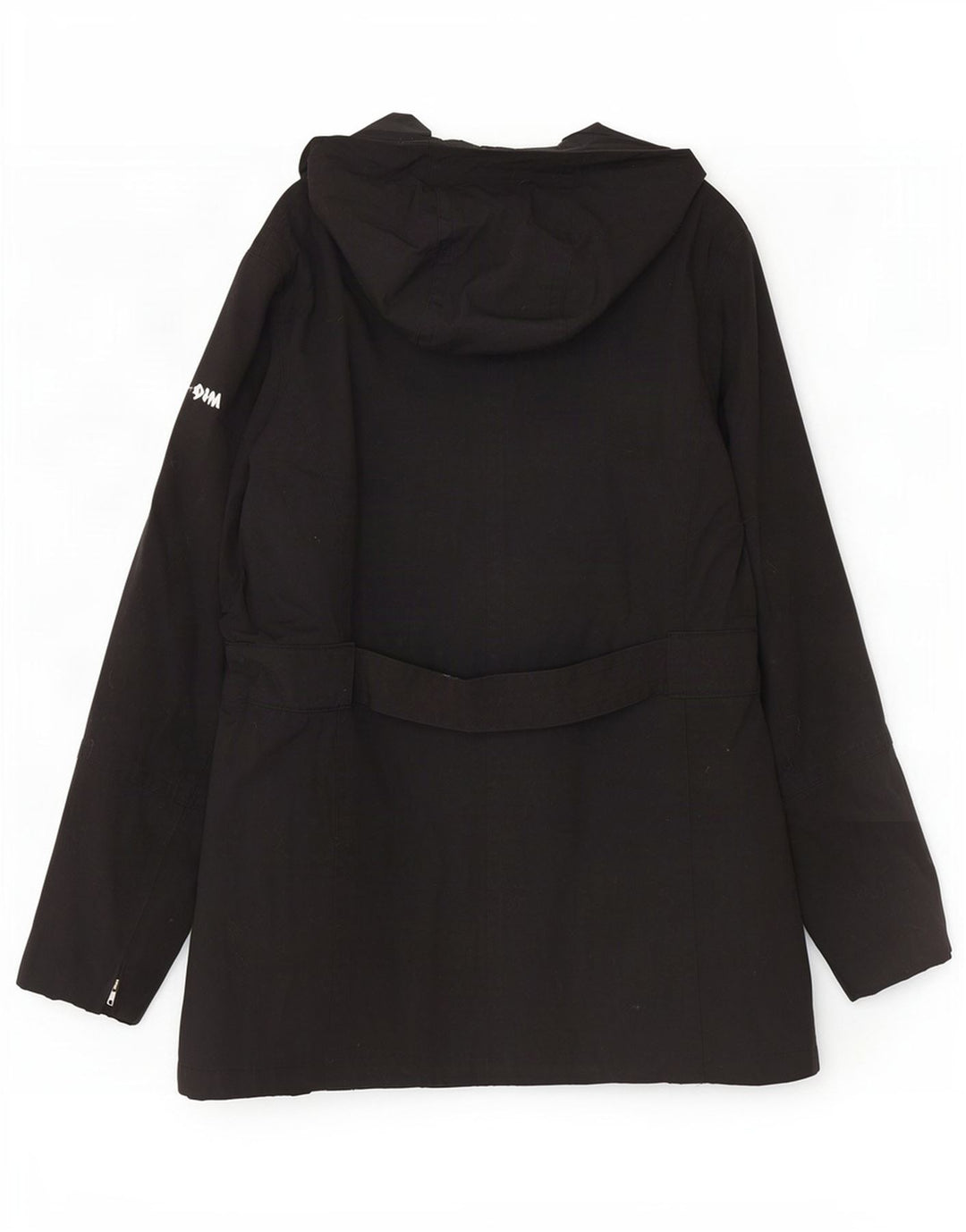 Damska kurtka parka z kapturem Slam UK 18 XL, czarny nylon