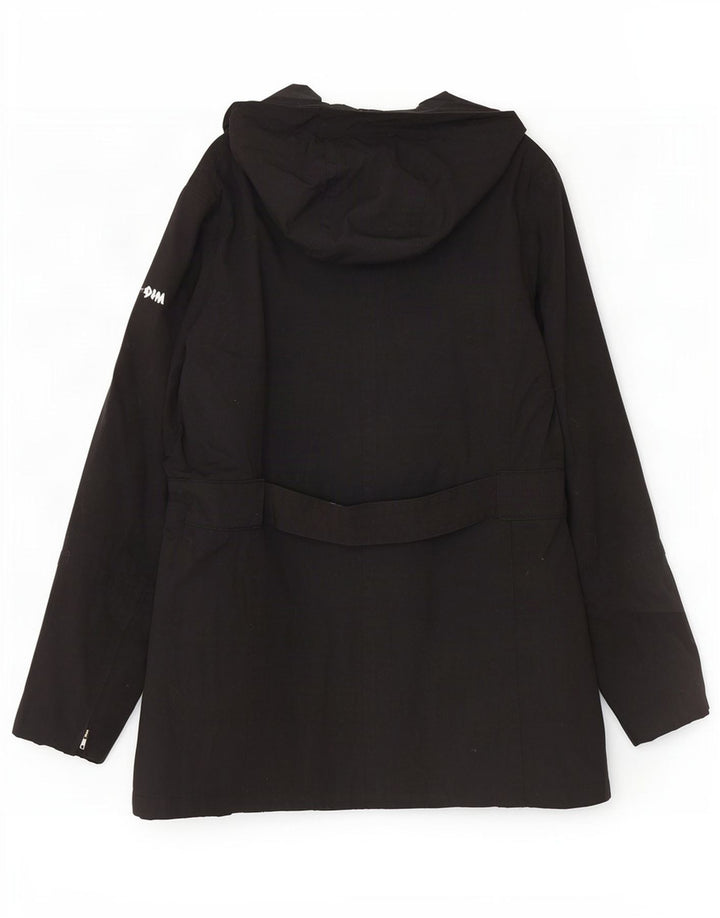 Damska kurtka parka z kapturem Slam UK 18 XL, czarny nylon