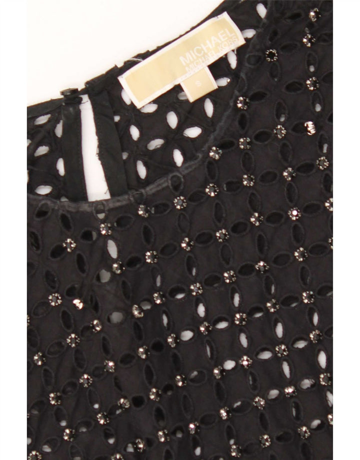 Bluzka damska Michael Kors Crop Top UK 10 Small Black