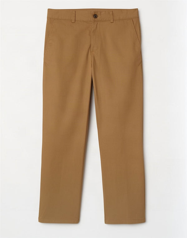 Lacoste Męskie proste spodnie chino Rozmiar 46 Duże W36 L32 Beżowa bawełna