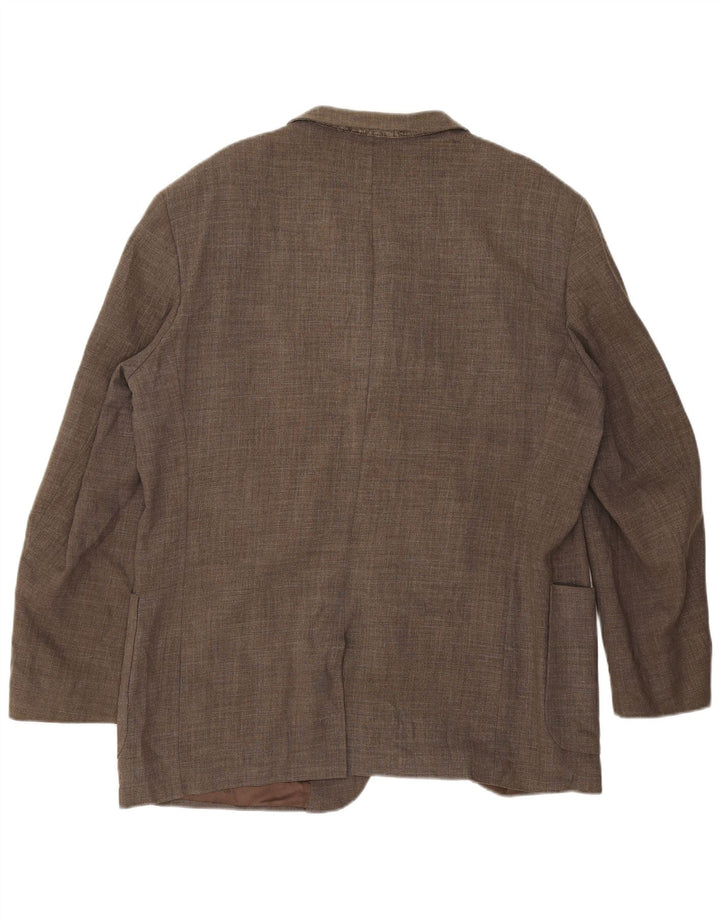 Męska marynarka zapinana na 3 guziki Massimo Dutti EU 46, mała, szara wełna