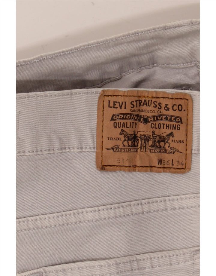 Męskie jeansy Levi's 511 Slim W36 L24 Szare