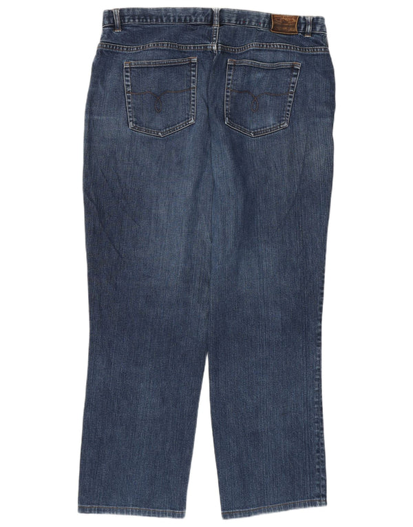 Damskie jeansy zwężane Ralph Lauren US 18 2XL W40 L28 Niebieskie bawełniane