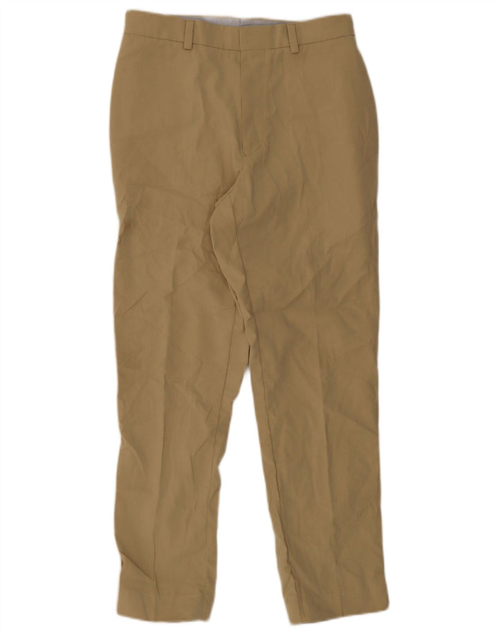 Męskie spodnie typu slim chino Tommy Hilfiger W32 L30 beżowy poliester