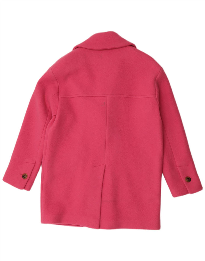 Pinko Damski płaszcz oversize z podwójnymi piersiami UK 6 XS Różowa wełna