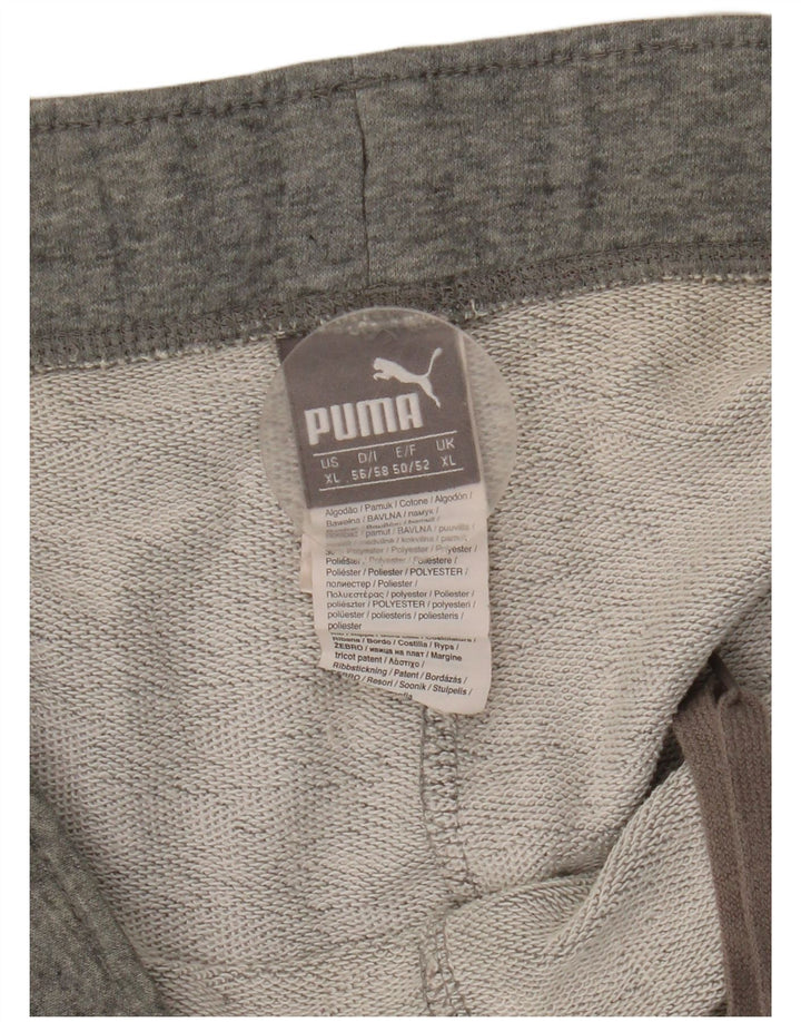 Męskie spodenki sportowe Puma XL, szare, bawełniane