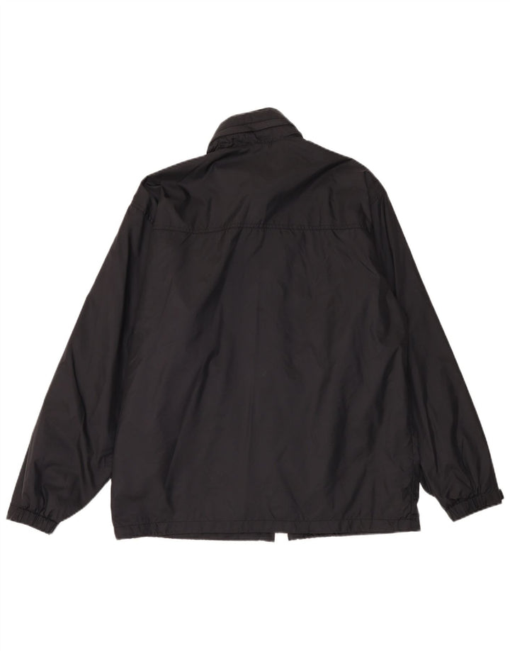 Męska wiatrówka z kapturem Fila UK 40, duża, czarna, poliamidowa