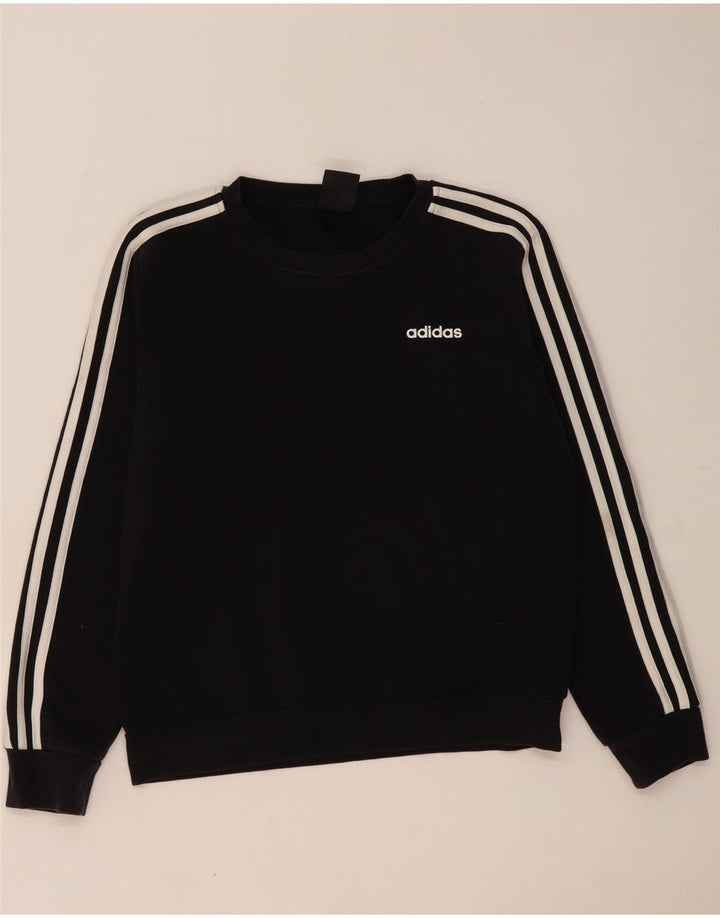 Damska bluza Adidas Jumper UK 12/14 Średnia czarna bawełna