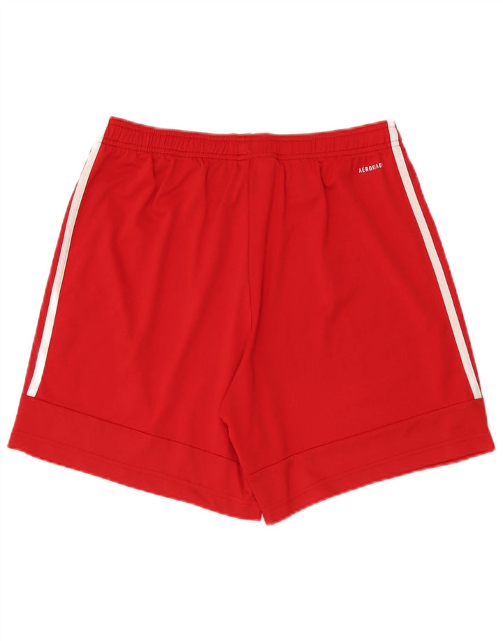 Męskie spodenki sportowe Adidas Aeroready, średni czerwony poliester