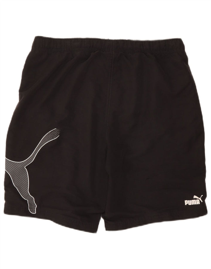 Męskie spodenki sportowe Puma Graphic, średnie czarne