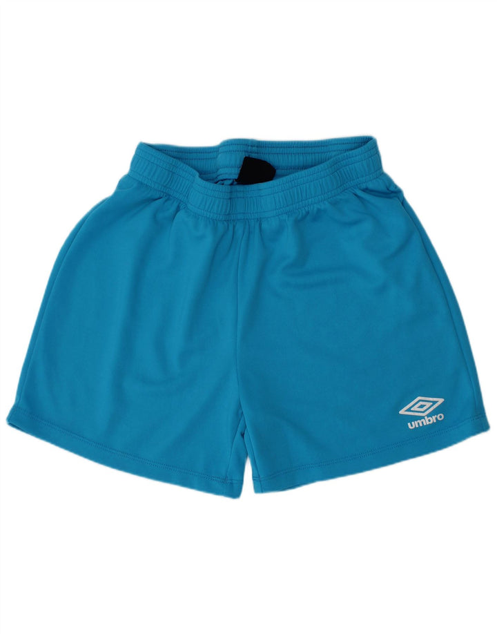 Spodenki sportowe dla chłopców Umbro 9-10 lat, średni niebieski, poliester