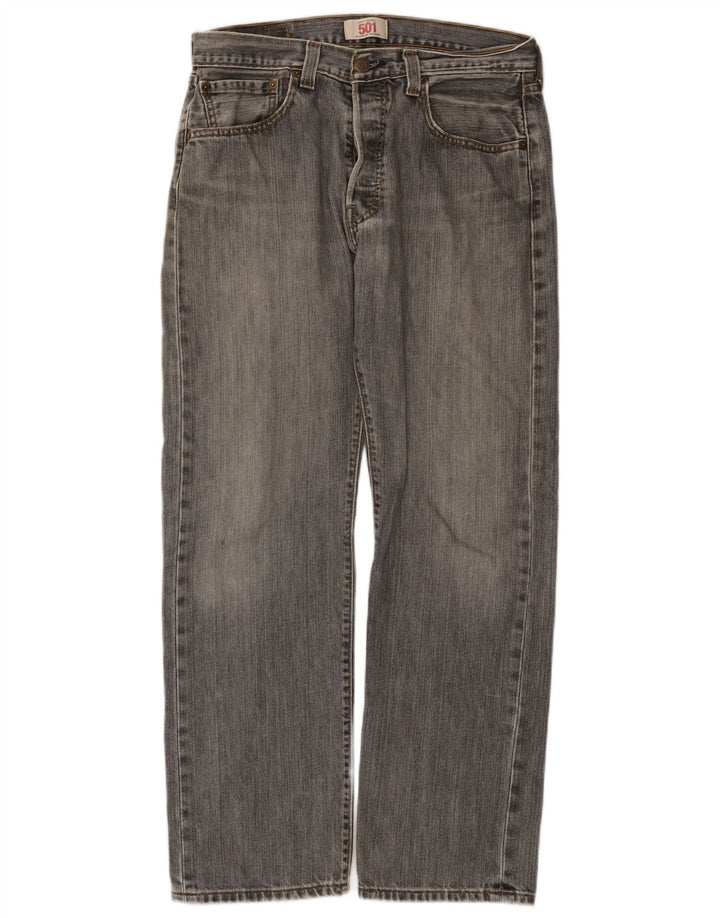 Męskie jeansy Levi's 501 Straight W33 L30 Szare