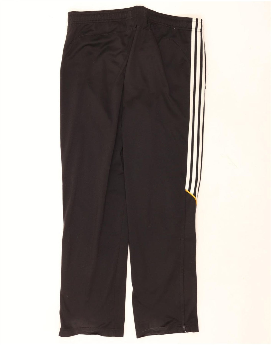 Męskie spodnie dresowe Adidas, małe, czarne, poliestrowe