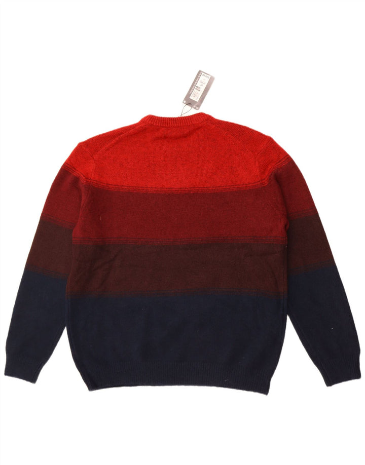 Marks & Spencer Męski sweter z okrągłym dekoltem XL, wielokolorowe paski