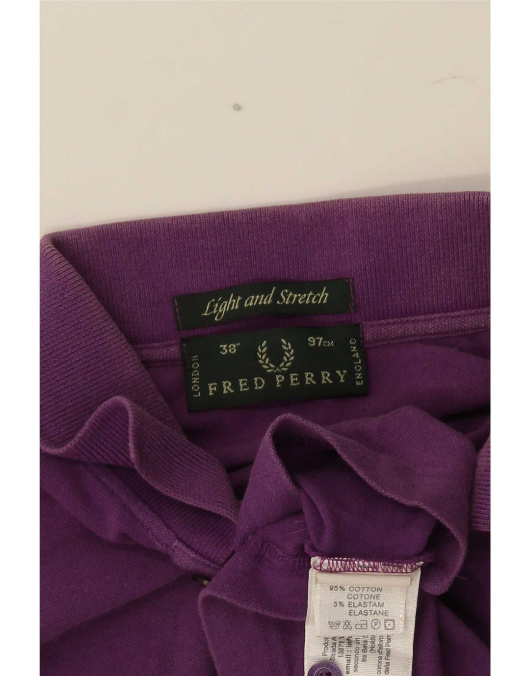 Męska koszulka polo Fred Perry, mała, fioletowa, bawełniana