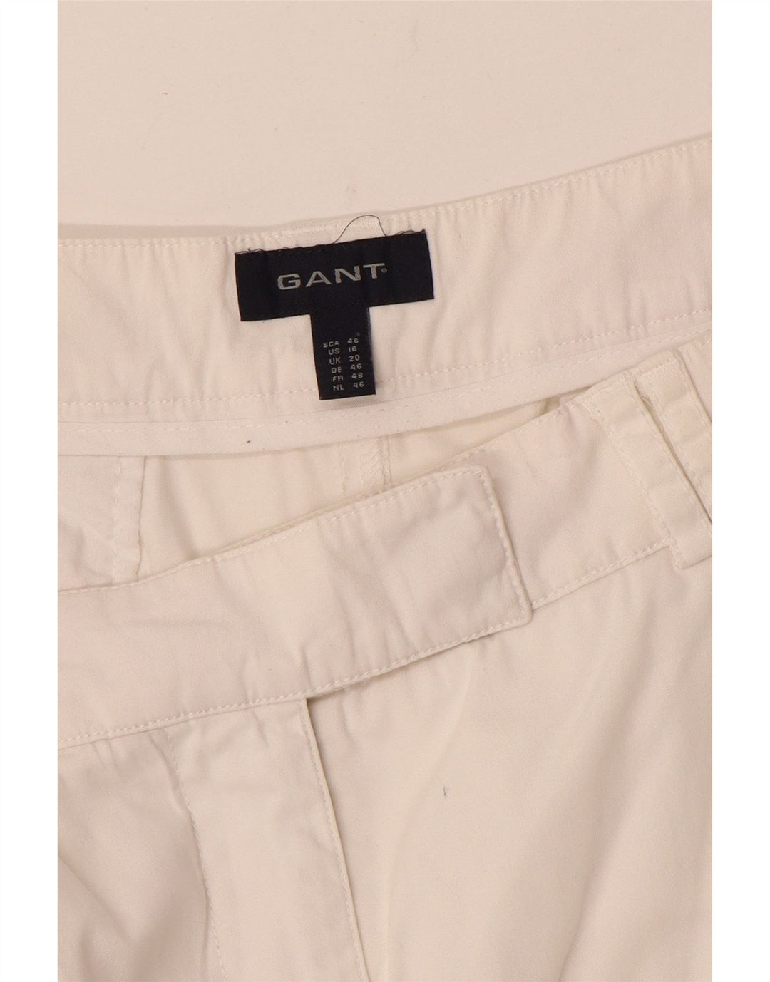 Damskie spodenki Chino Gant UK 20 2XL W38 Off White