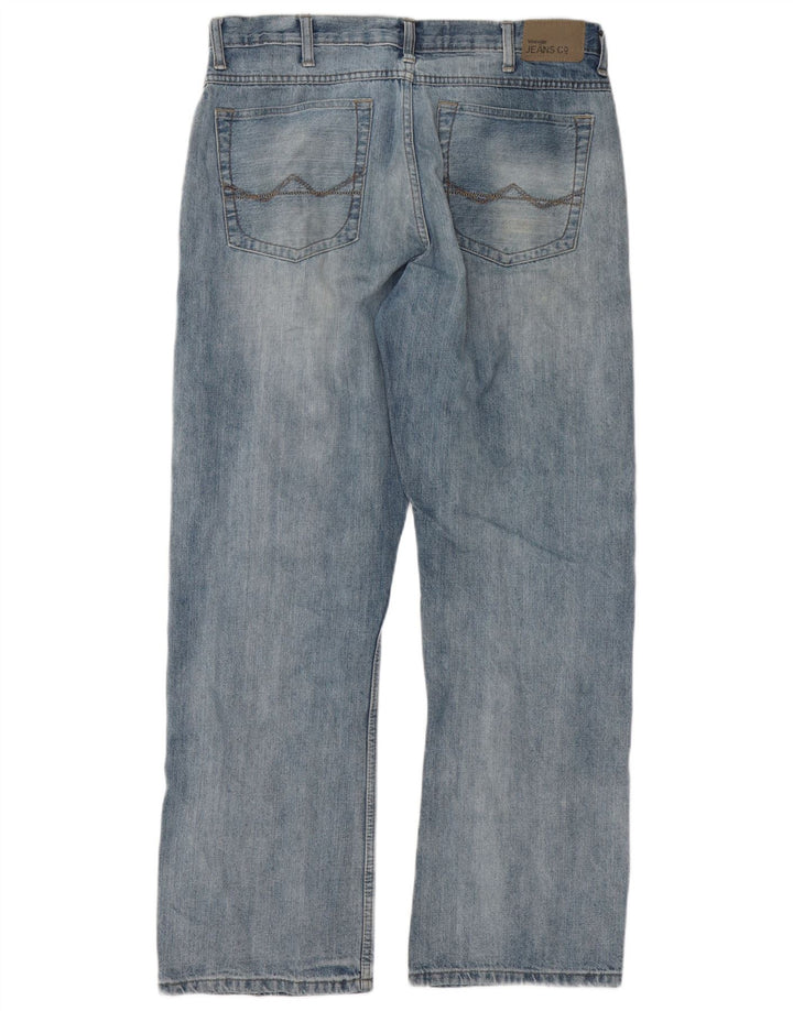 Męskie jeansy Bootcut Wrangler W34 L32 w kolorze niebieskim
