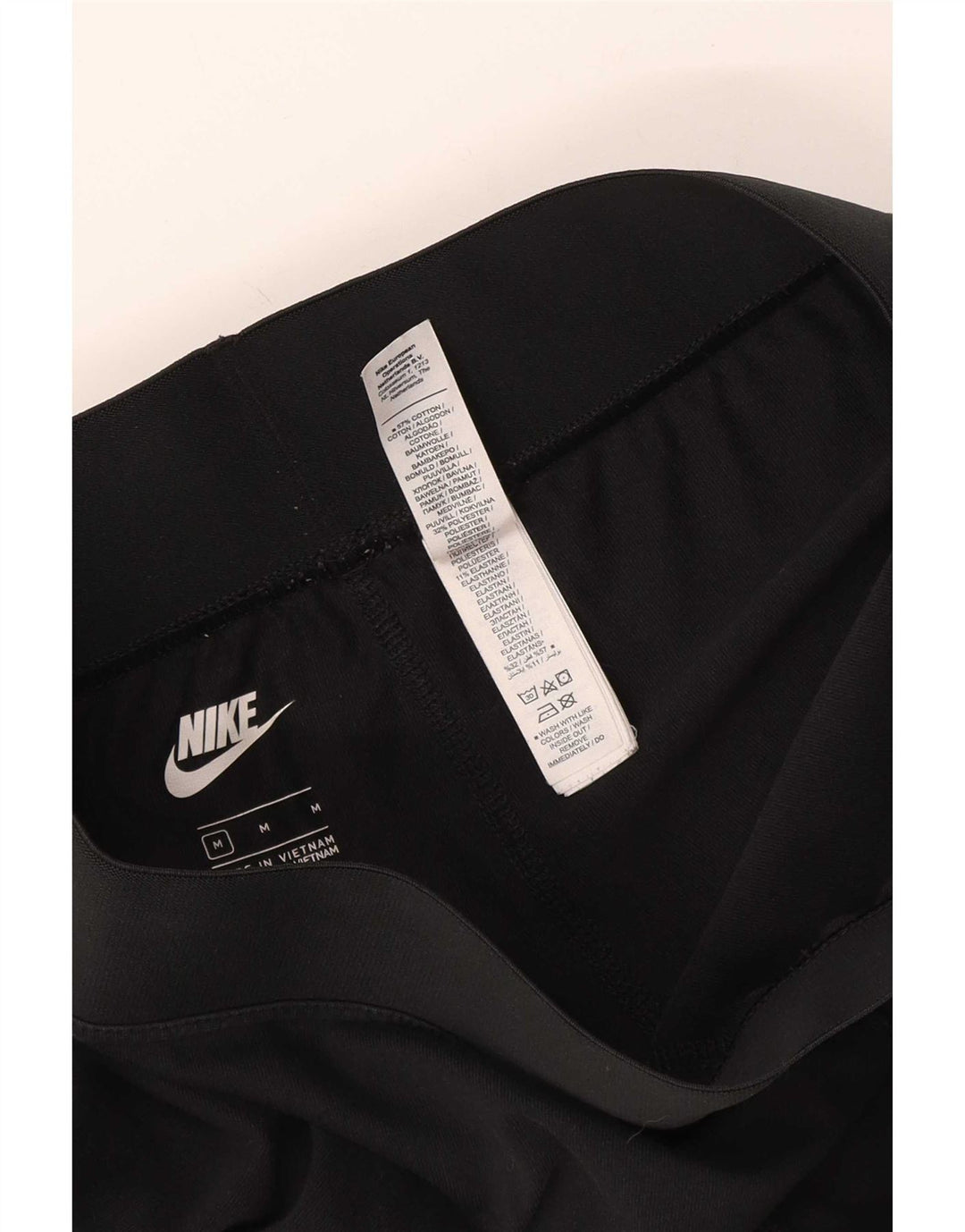 Damskie legginsy Nike Graphic UK 12, średni czarny poliester