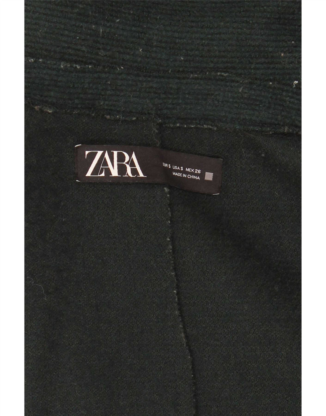 Damski płaszcz oversize z podwójnymi piersiami Zara UK 10 Small Green
