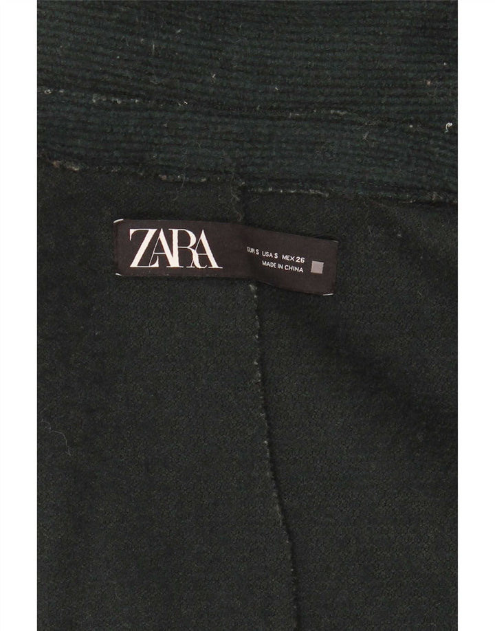 Damski płaszcz oversize z podwójnymi piersiami Zara UK 10 Small Green