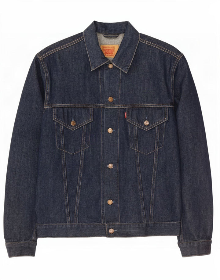 Męska kurtka dżinsowa Levi's UK 44 2XL Granatowa, bawełniana