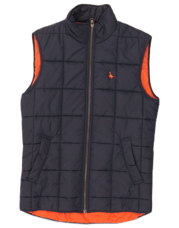 Męska wyściełana kamizelka Jack Wills UK 34 XS, granatowa, nylonowa