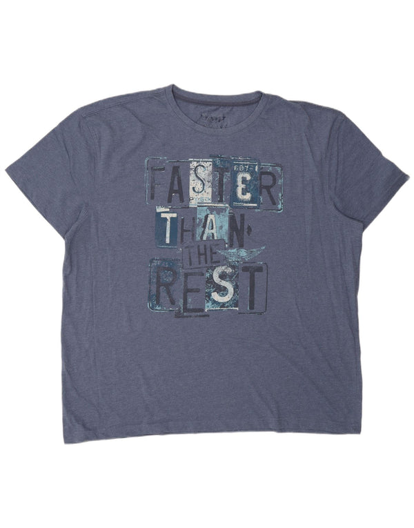 Męska koszulka z grafiką ARIZONA Top 3XL, granatowa, bawełniana