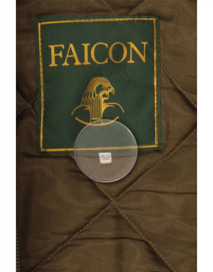 Męska wyściełana kurtka z kapturem w stylu vintage IT 52 XL Khaki