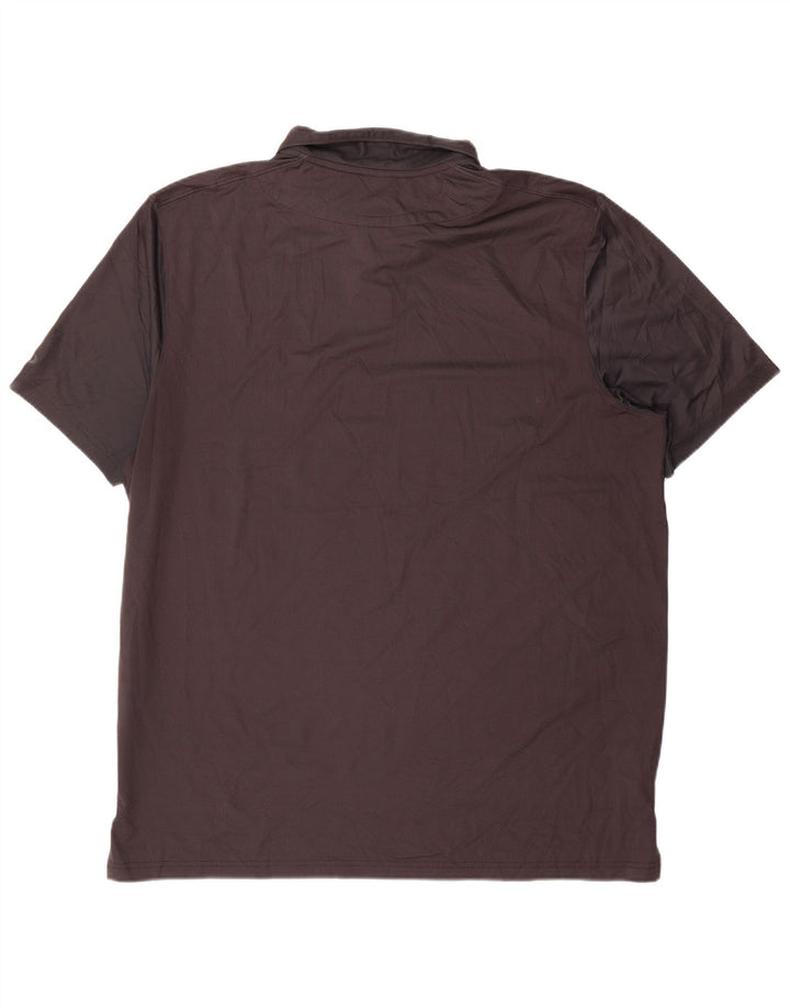 Męska koszulka polo Oakley 2XL, poliester w czarne paski