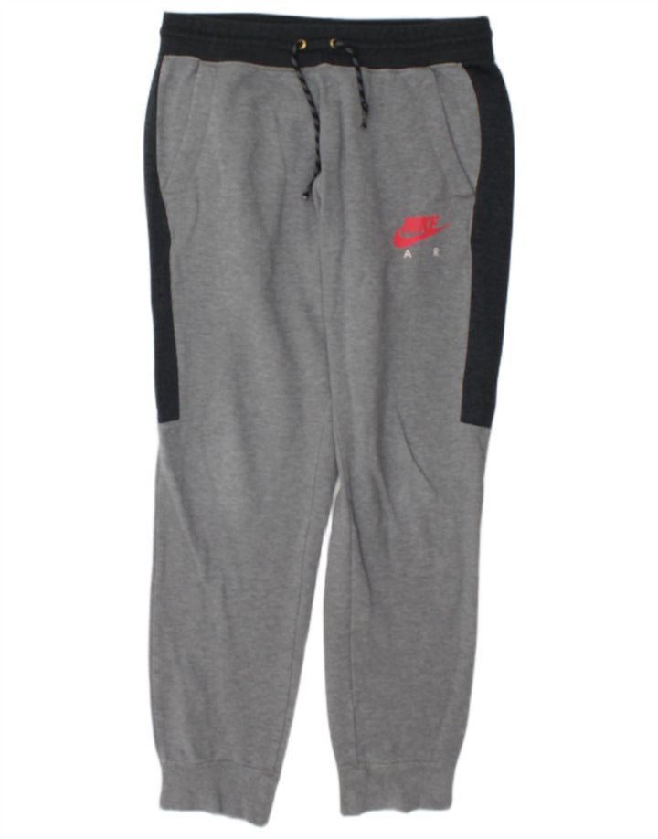 Męskie spodnie dresowe Nike Joggers Średnioszary, bawełniany blok kolorów