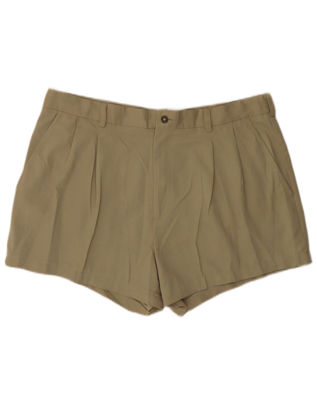 Męskie spodenki chino Izod W38 XL beżowy poliester
