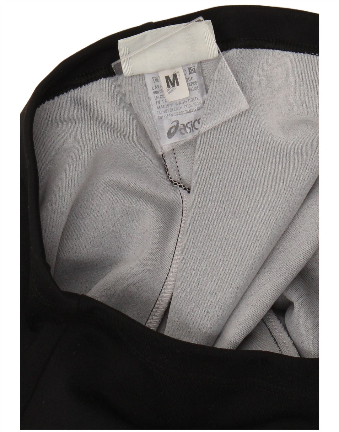 Damskie spodnie dresowe ASICS UK 12 Średni czarny poliamid