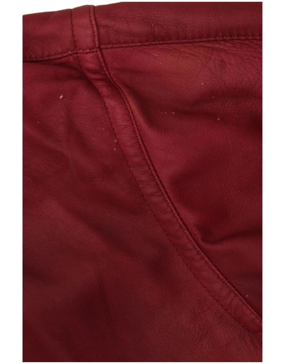 Vintage damska kurtka parka z kapturem oversize EU 48 2XL bordowa