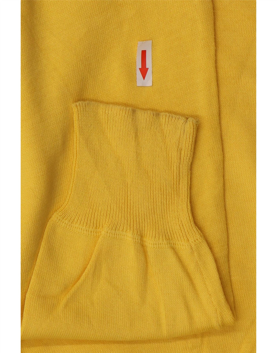 Męski sweter zapinany na zamek Sergio Tacchini, duży, żółty, bawełniany