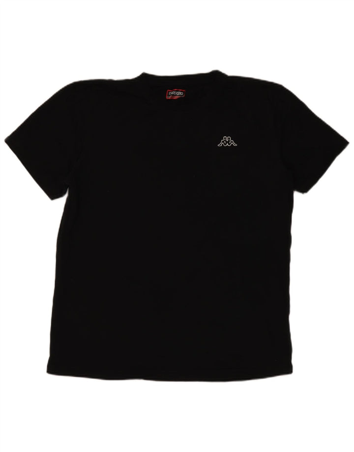 Damska koszulka Kappa Top 2XL Czarna bawełna