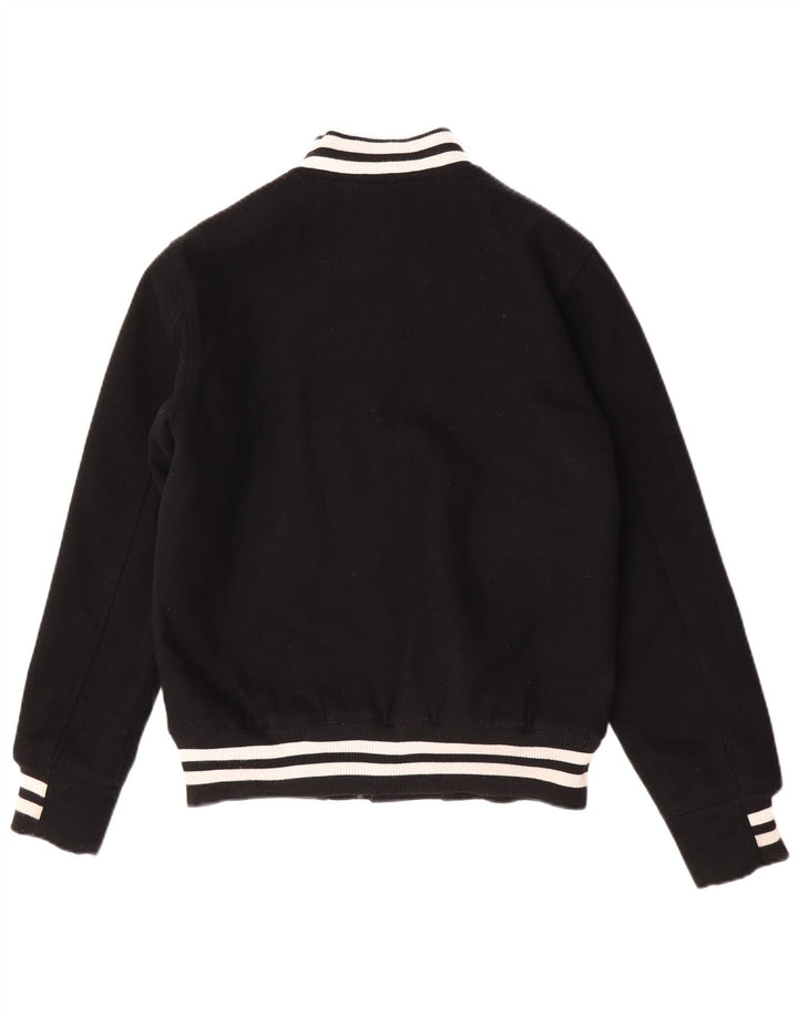 Męska kurtka DC Graphic Varsity UK 36 Mała czarna wełna