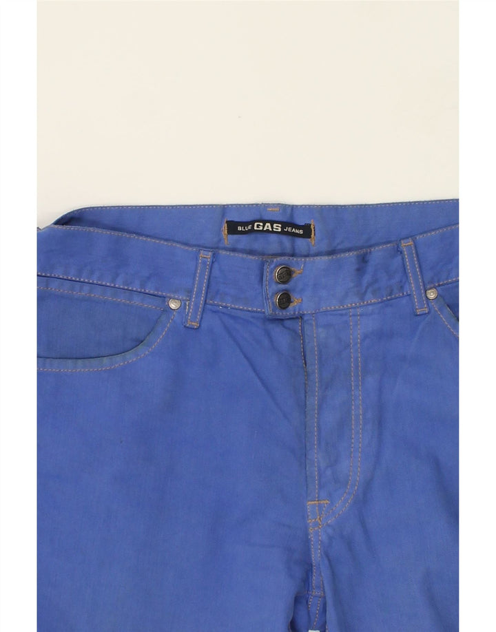 GAS Womens Straight Jeans W33 L27 Blue Cotton Vintage Gas and Second-Hand Gas from Messina Hembry 