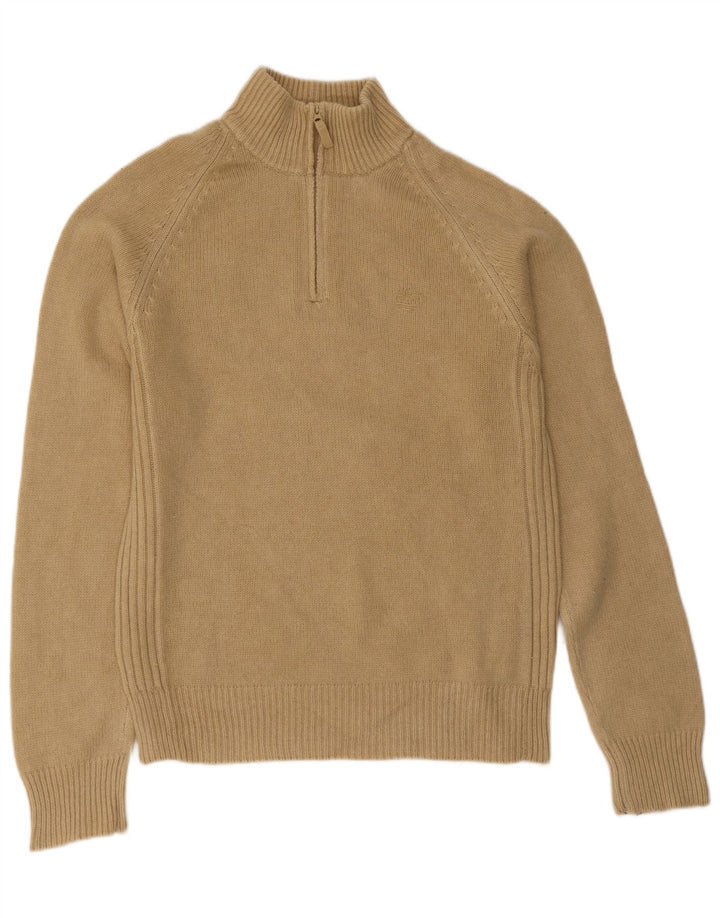 Męski sweter z zamkiem błyskawicznym Timberland 2XL beżowa wełna owcza