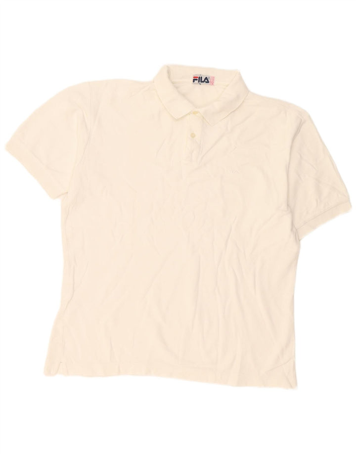 Męska koszulka polo Fila IT 54 XL biała